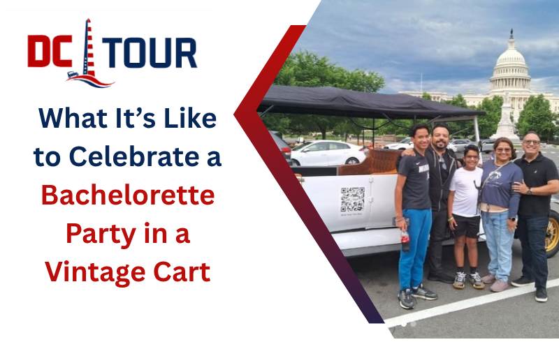 This is What a Bachelorette Party in a Vintage Cart Looks Like